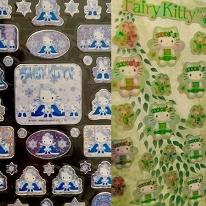 Vintage Y2K Sanrio Hello Kitty Fairy Kitty Stickers